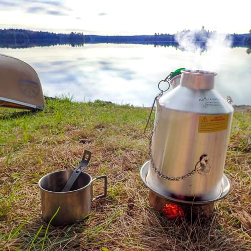 Scout 41 Oz. Anodized Aluminum Kelly Kettle? (1.2 Ltr) Rocket Stove Boils Water Ultra Fast With Just Sticks/Twigs. Enables You T