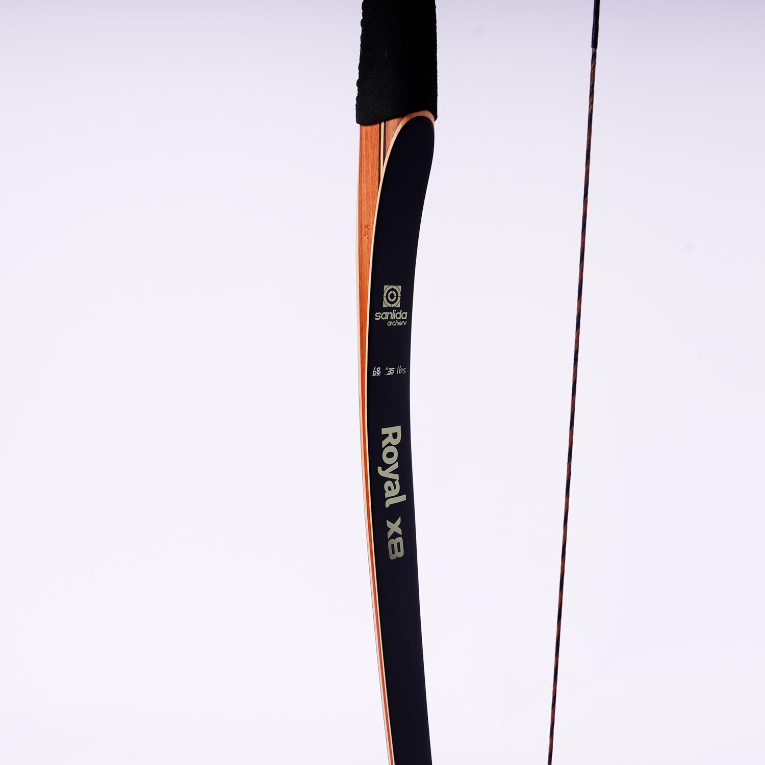 Sanlida Archery 68    Royal X8 Longbow Traditional Wooden Hunting Bow Handmade Hunting Bow And Arrows Kit For Adults & Tradition