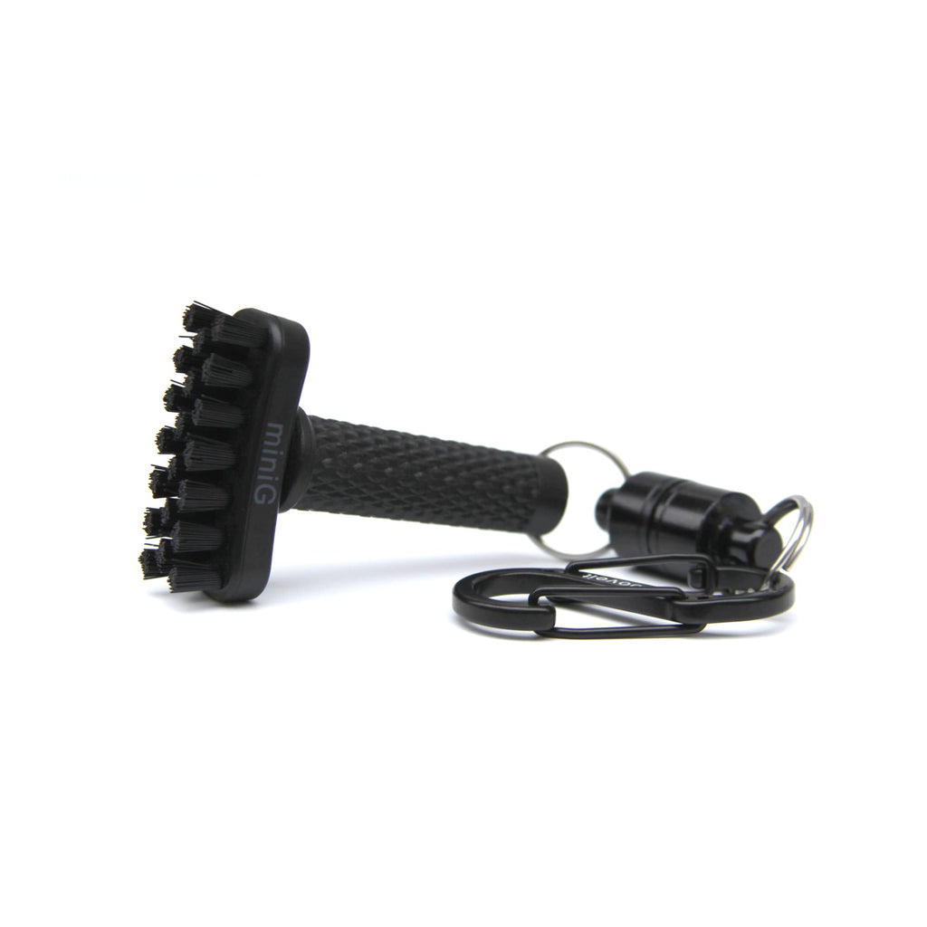 Grooveit Mini G The Dry Scrubber Golf Club Cleaning Brush, 3 Year Warranty, Magnetic Attachment