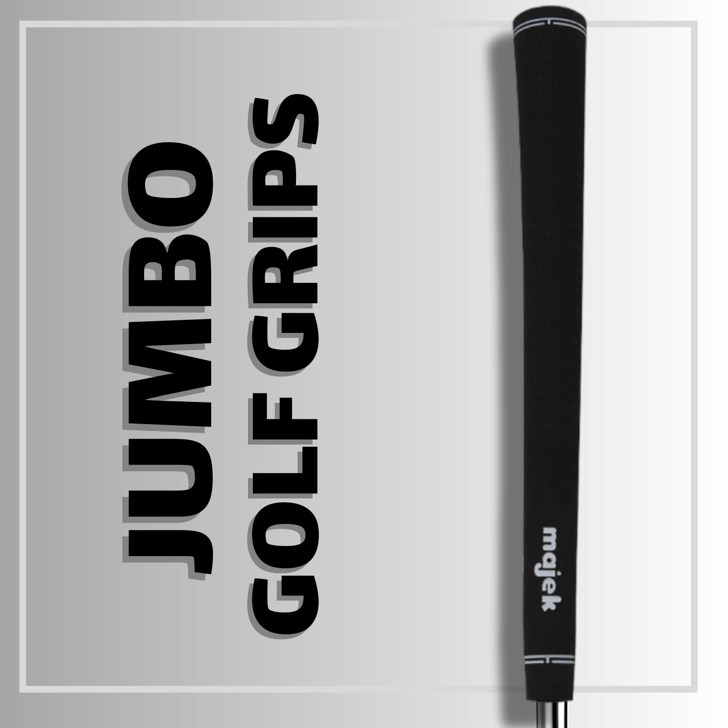 3 Mens Majek Jumbo Size Tour Pro Velvet Golf Grips