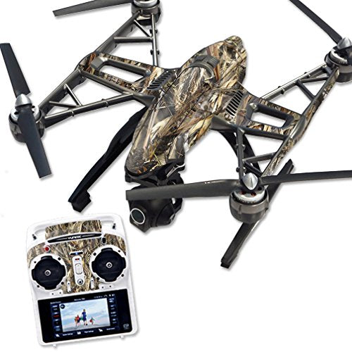 MightySkins Skin Compatible with Yuneec Q500 & Q500+ Quadcopter Drone wrap Cover Sticker Skins TrueTimber DRT