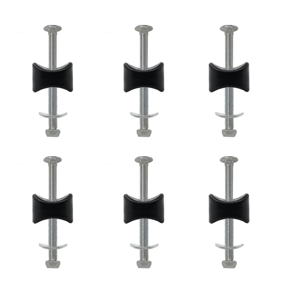 6 Pack 8Mm X 94Mm Trampoline Screws Steel Trampoline Screws Long Screw Trampoline Replacement Parts Trampoline Accessories Enhan
