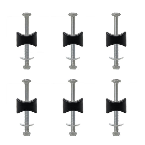 6 Pack 8Mm X 94Mm Trampoline Screws Steel Trampoline Screws Long Screw Trampoline Replacement Parts Trampoline Accessories Enhan
