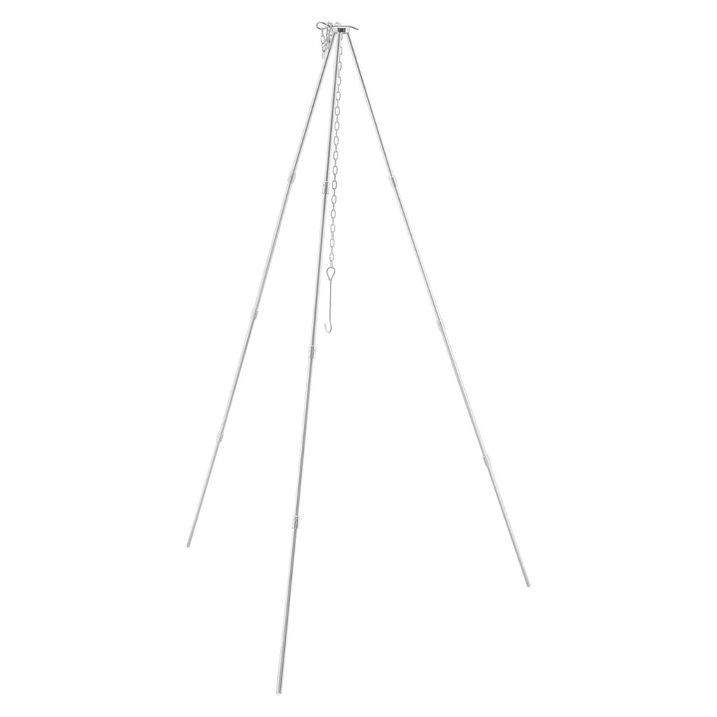 Solo Stove Tripod Camping Accessories Compact Lightweight Aluminum Tripod W/Adjustable Hang Chain, Perfect For Titan And Campfir