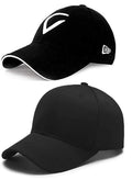 Selloria Brand Soft Cotton Adjustable Unisex Cap Quick Drying Sun Protection For Men And Women Freesize Baseball Caps (Pack Of 2