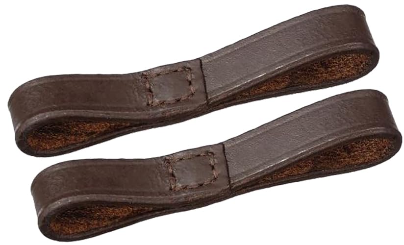 BRINGERPET Bit Keepers Horse, Leather Bit Loops, English Bits for Horses, Fulmer Loops, Full Cheek Snaffle Bit Loops, Accessorie