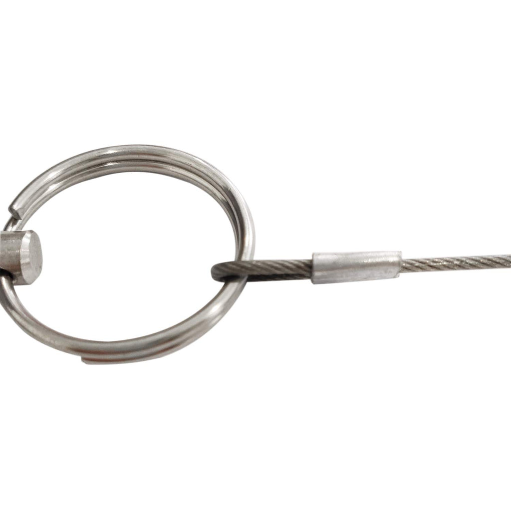 Quick Release Pin, Diameter 1/4''(6.3Mm), Total Length 3''(76Mm), Effective Length 2.4''(61Mm), Full 316 Stainless Steel, Bimini