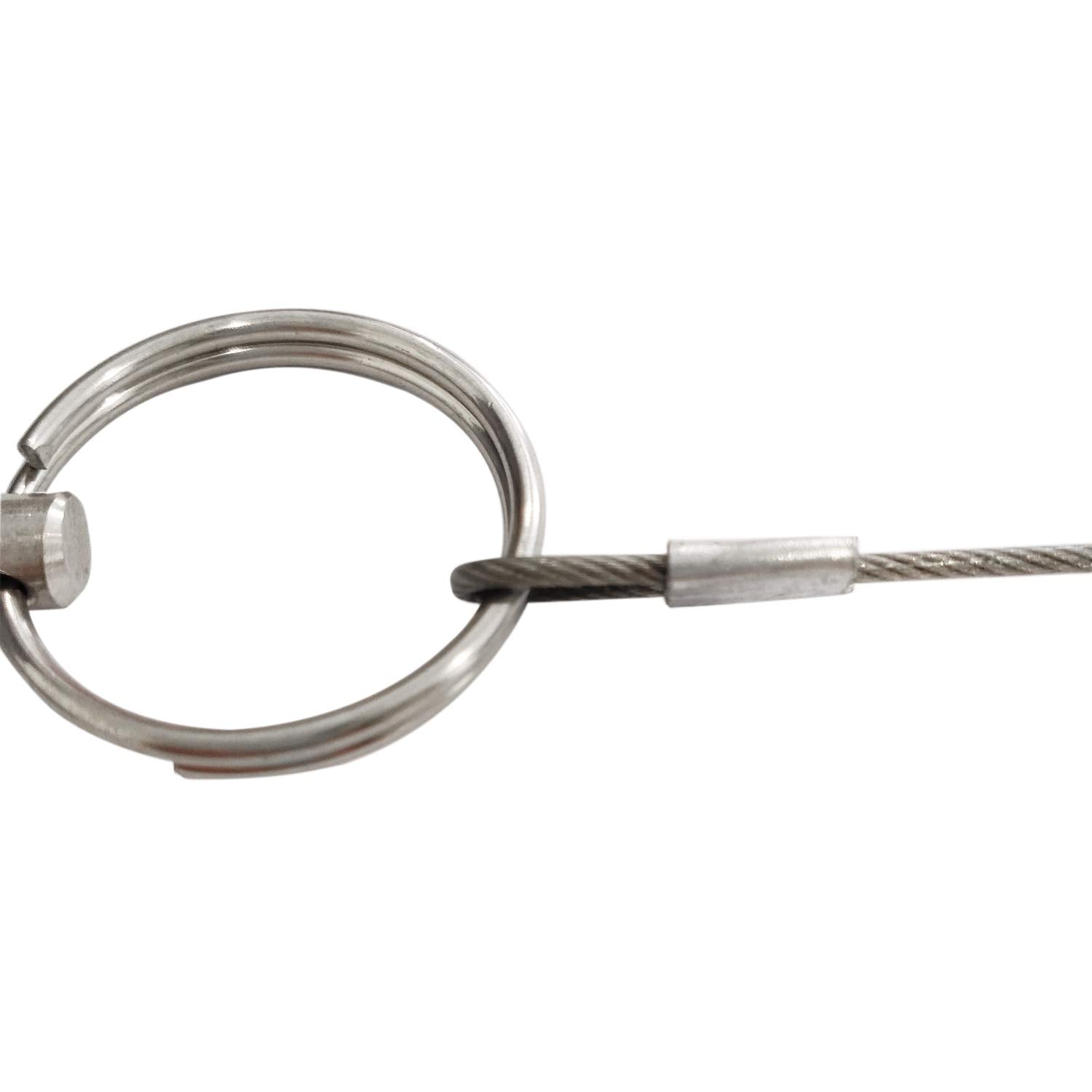 Quick Release Pin, Diameter 1/4''(6.3Mm), Total Length 3''(76Mm), Effective Length 2.4''(61Mm), Full 316 Stainless Steel, Bimini