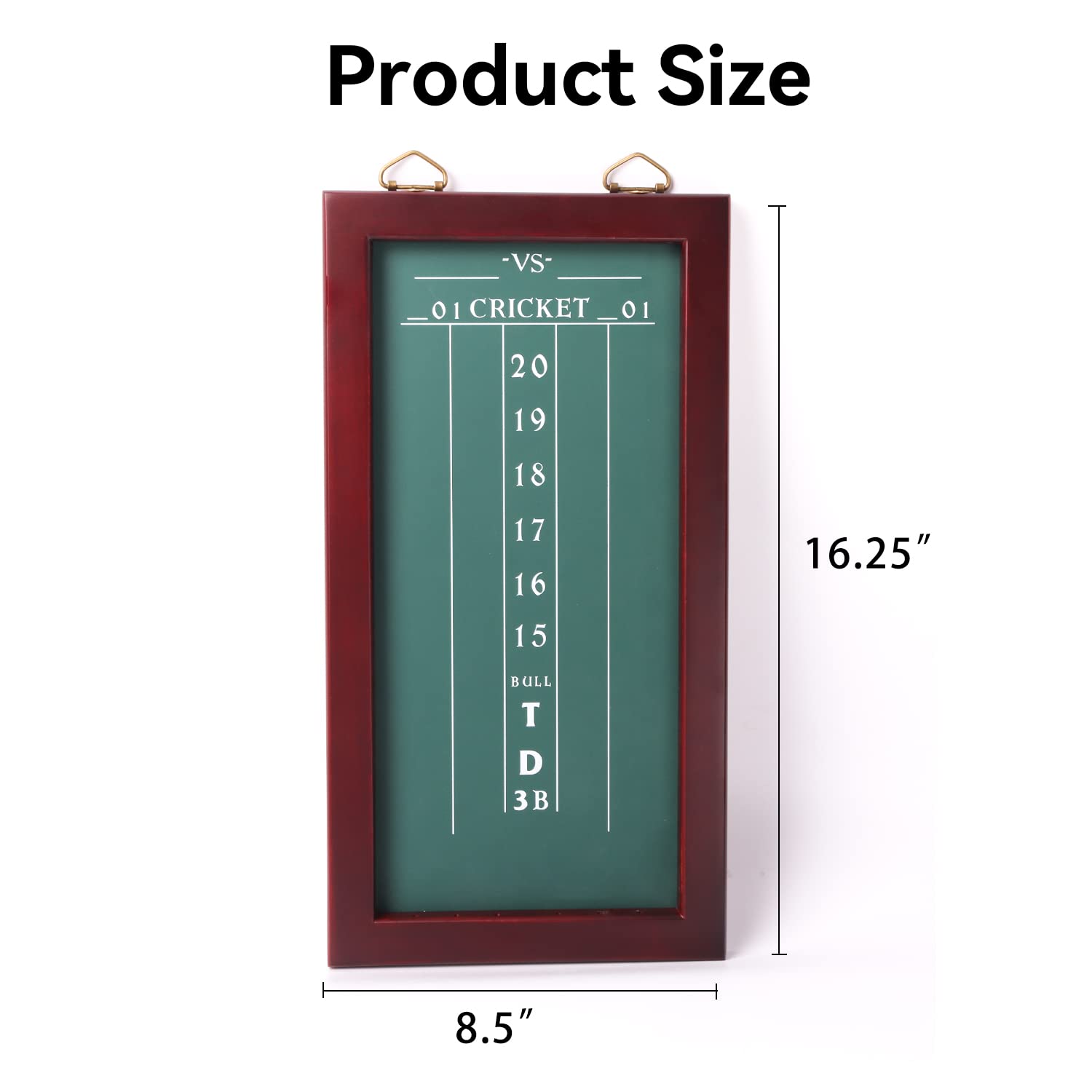 Gse Chalk Dart Scoreboard For Dart Board Cricket & 01 Dart Games With Chalks And Chalk Wipe (Chalk Scoreboard)
