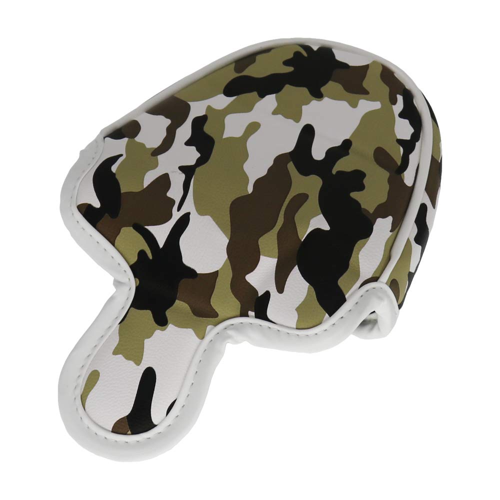 Histar Golf Mallet Putter Cover Headcover Camouflage Pattern Head Protective Bag (Camouflage Gray)