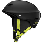 OutdoorMaster Kelvin Ski Helmet - Snowboard Helmet for Men, Women & Youth (Black+Lemon,XL)