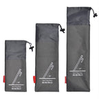 Bluemart 3Pcs Camping Tent Stakes Sleeve Tent Peg Storage Bag Camp Accesorries Bag(L, M, S)