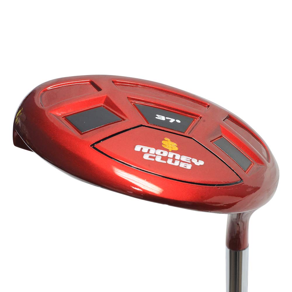 Right Handed Mens Money Club 37? Fire Red Golf Chipper Save Easy Strokes