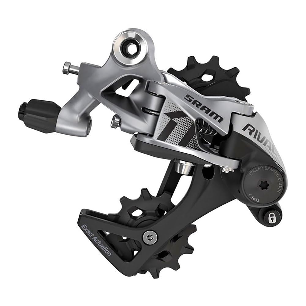 Sram Rival 1 Rear Derailleur - 11 Speed, Long Cage, Black/Silver