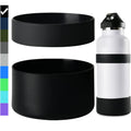 Miracredo 2 PCS Silicone Water Bottle Boot, Protective Silicone Sleeve, Anti-Slip Bottom Cover with Silicone Ring, BPA Free, Fit