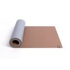 Elite Dual Surface Yoga / Pilates Aeromat W/Strap,  1/4''X24''X72'' - Taupe Mist
