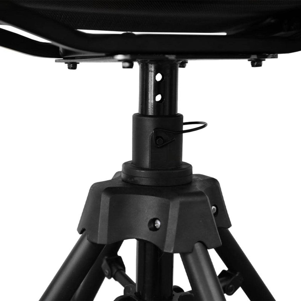 Muddy Swivel Ground Seat With Adjustable Legs - Durable Foldable Portable Hunting Outdoor 360 Degree Flex-Tek Seat With Integrat