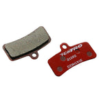 Tektro Q10Rs Disc Brake Pad - Resin, For Use With 4-Piston Calipers, Red