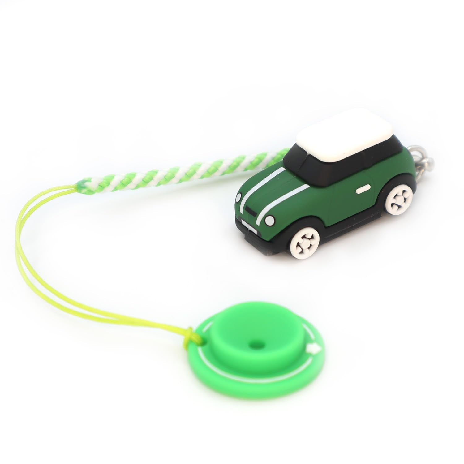 3D Om Golf Tees Hanger, Mini Silicone With Guide Ring, Stylish Cute Adorable(Green)