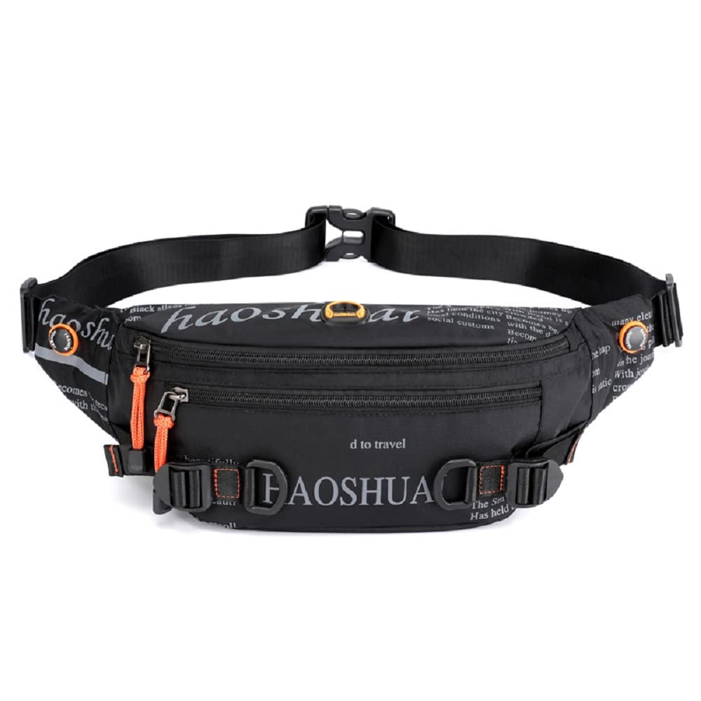 Gustave Waist Bag For Men Women, Waterproof Chest Bag Stylish Fanny Pouch Bag Sport Belt Bag For Travel Running Outdoor Sports C