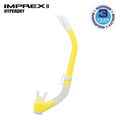 Tusa Sp-580 Imprex Ii Hyperdry Scuba Diving Snorkel, Flash Yellow
