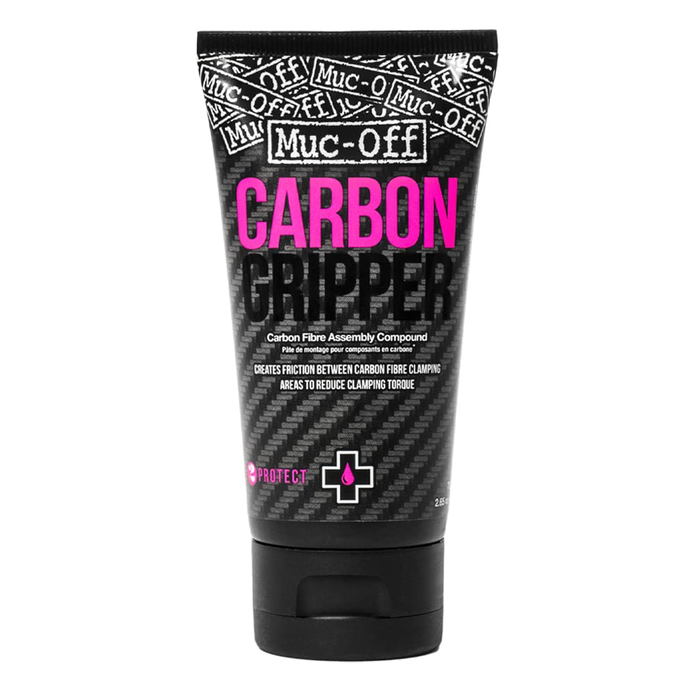 Muc-Off Carbon Gripper, 75G - Carbon Assembly Paste For Bikes - Non-Slip Carbon Paste For Carbon Fibre Bicycle Parts