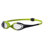 Arena Unisex Youth Spider Junior Swim Goggles Girls And Boys Ages 6 To 12 No Fog Non-Mirror Lens Easy To Adjust Strap No Leak, N