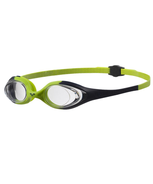 Arena Unisex Youth Spider Junior Swim Goggles Girls And Boys Ages 6 To 12 No Fog Non-Mirror Lens Easy To Adjust Strap No Leak, N