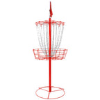 Remix Double Chain Practice Basket For Disc Golf - Red