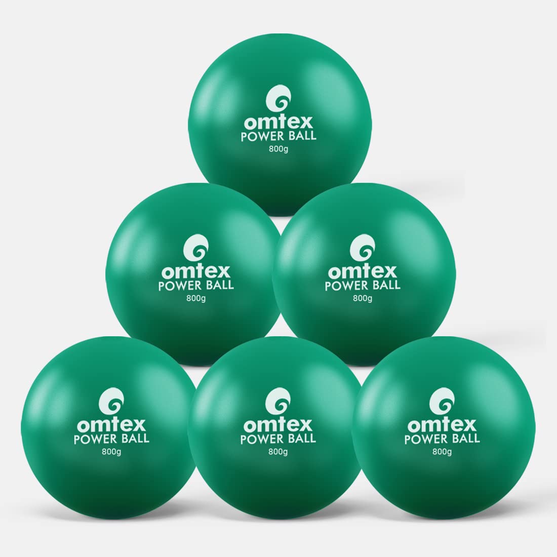 omtex Rubber Weighted Balls 800 G For Power Hitting, Batting & Pitching Training Suitable For Teenager & Athlete, Build Strength