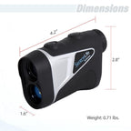 Serenelife Advanced Golf Laser Rangefinder With Pinsensor Technology - Waterproof Digital Golf Range Finder Accurate Up To 540 Y