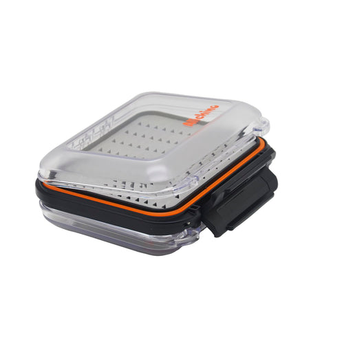 Alichino Fly Box For Fly Files Ice Jig Box Two Sided Waterproof Fly Fishing Box For Nymphs And Streamers (Grey Foam Insert, S 4.