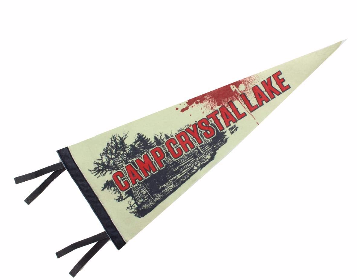 Toynk Friday The 13Th Camp Crystal Lake 20-Inch Felt Pennant