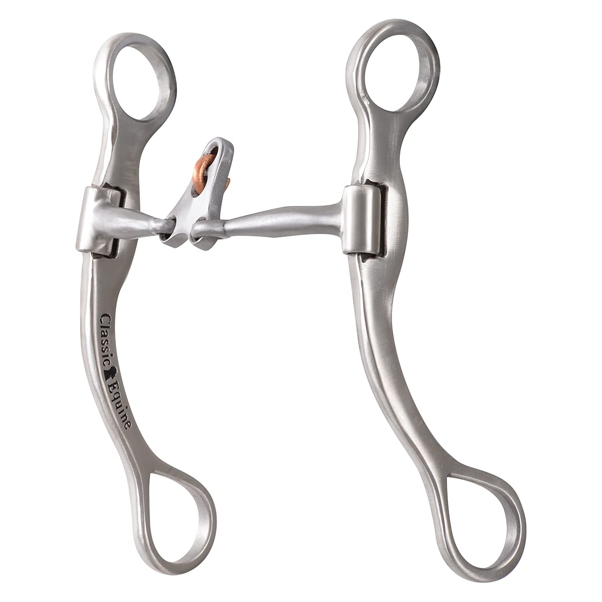 Classic Equine Performance Straight Shank Bit With Smooth Bar Floating Spade, 7-Inch