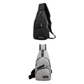 Ujeavette 2X Sling Bag Chest Pack Shoulder Bag Anti Theft Travel Lightweight Pouch