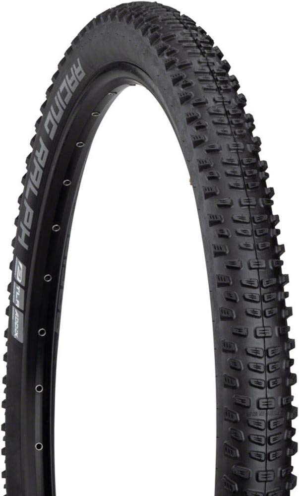 Schwalbe Unisexs Racing Ralph Perf, Twinskin, Tlr Tyres, Black, 57-584