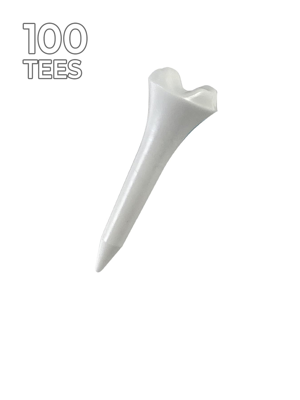 1-1/2'' Pride Performance Golf Tee White, 100 Count