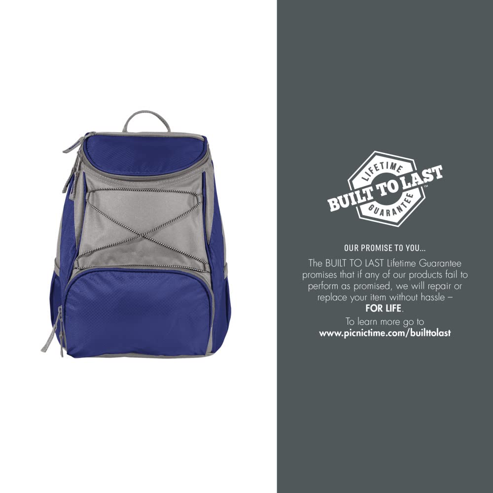 Nhl Columbus Blue Jackets Ptx Backpack Cooler - Soft Cooler Backpack - Insulated Lunch Bag