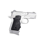 Hogue Overmolded Rubber Grip For Kimber Micro 9 (Ambi Safety) With Finger Grooves, Black - 39080