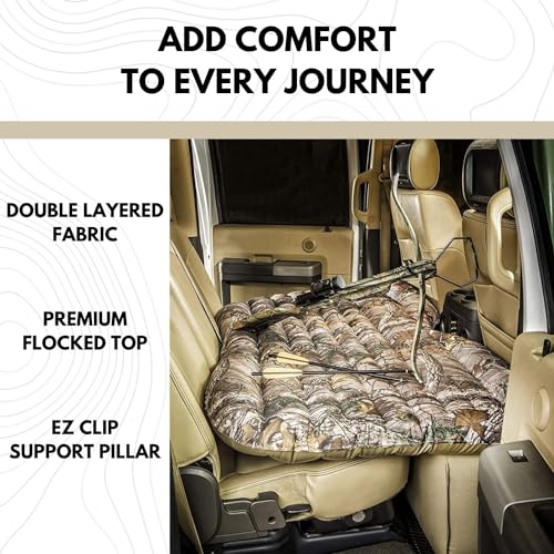 Pittman Outdoors Backseat Bed For Truck - 60'' Backseat Air Mattress For Truck, Vans & Large Suv Bed Mattress - Back Seat Bed Fo
