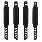4Pcs Exercise Bike Pedal Straps, Heavy Duty Adjustable Length Universal Pedal Strap Fits Most Bike Pedals Exercise Bike Bicycle 