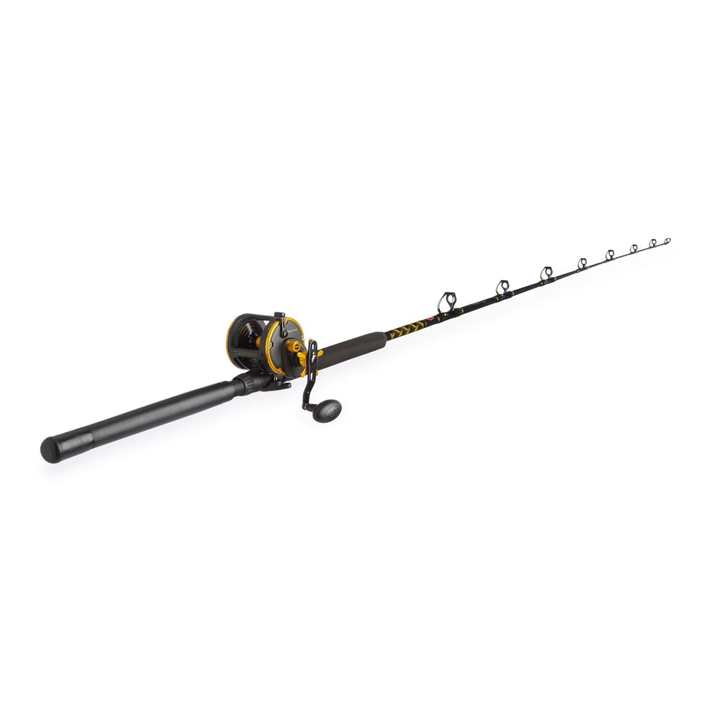 Penn Squall 30 Level Wind Fishing Rod And Trolling Reel Combo, 6.5 Feet