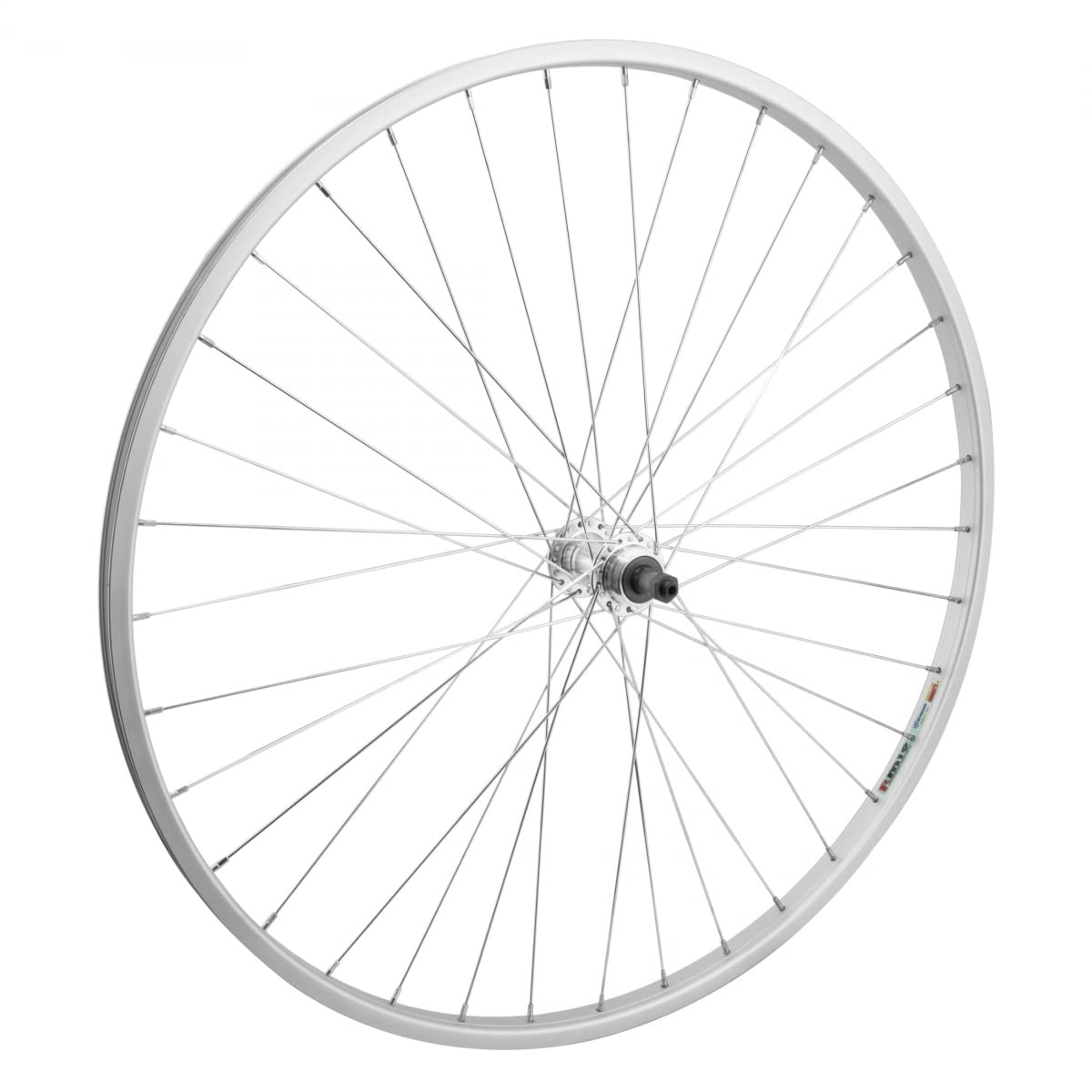 Wheel Rear 27 X 1-1/4 Silver, 36H 126Mm Qr