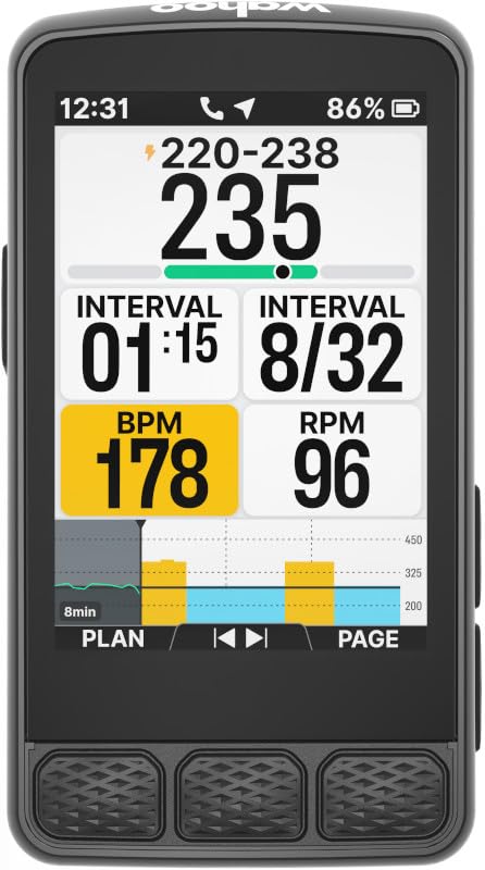 Wahoo ELEMNT ROAM V3 GPS Cycling/Bike Computer,Black