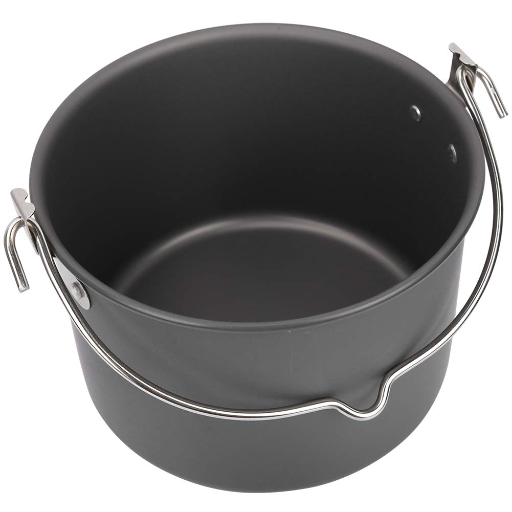 Hanging Pot Cooking Pot, Single Soup Pot, For Camping Hiking