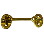 Whitecap Cabin Door Hook - Polished Brass - 3''
