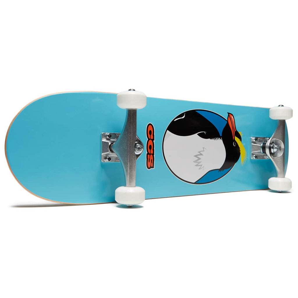 [Ccs] Odd Birds Penguin Skateboard Complete 8.00'' - Maple Wood - Professional Grade - Fully Assembled With Skate Tool And Stick