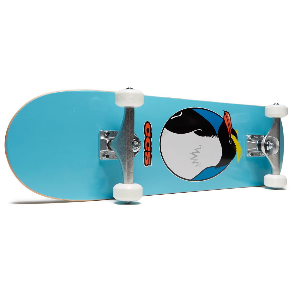 [Ccs] Odd Birds Penguin Skateboard Complete 7.75'' - Maple Wood - Professional Grade - Fully Assembled With Skate Tool And Stick