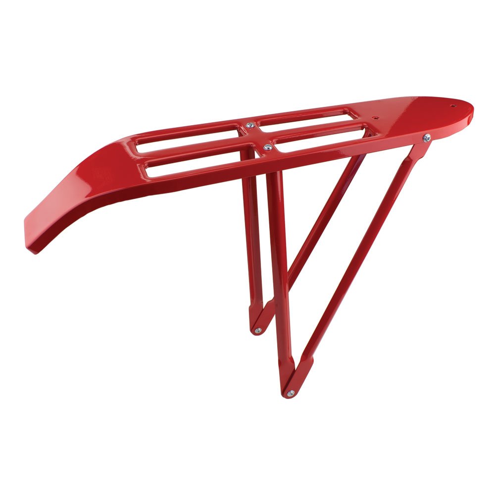 Vintage Steel 26 Cruiser Bike Rear Rack, 5in W x 23in L, (Red)