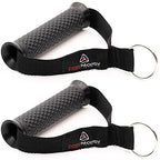 Core Prodigy Heavy Duty Exercise Handles - Grip Attachments For Cable Machine Pulleys, Gym Equipment, Resistance Bands, And Weig